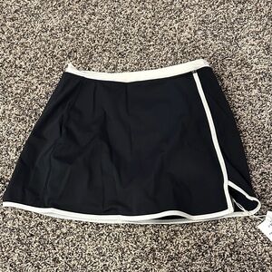 l*space Black Skort with White Trim